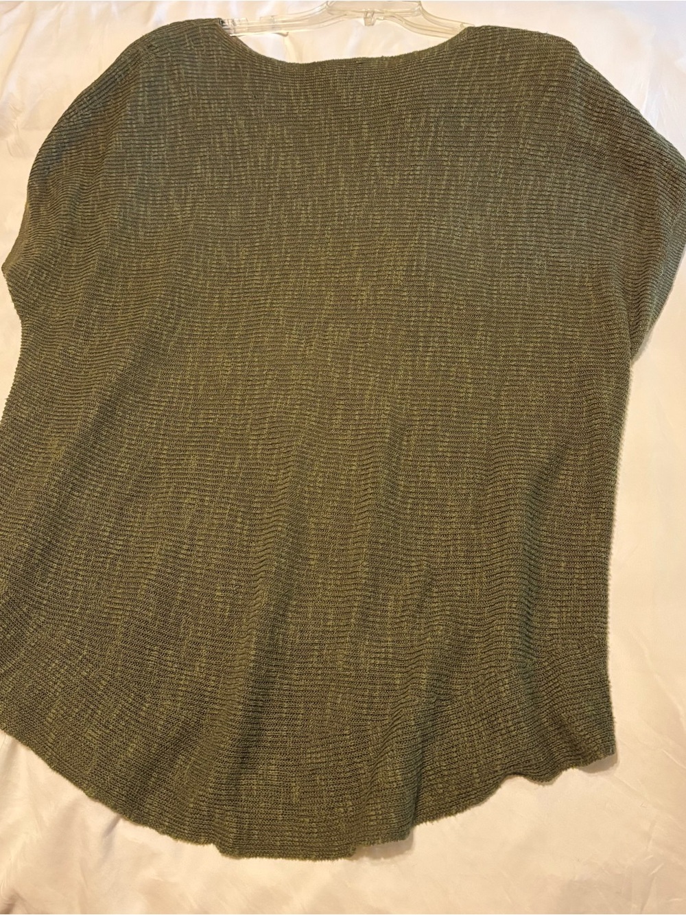 Ellen Fisher Woman’s Olive Green Knit Sweater